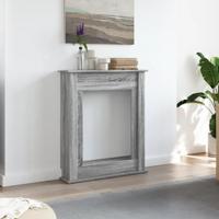 Haardombouw 75x20x87,5 cm bewerkt hout grijs sonoma eikenkleur - thumbnail
