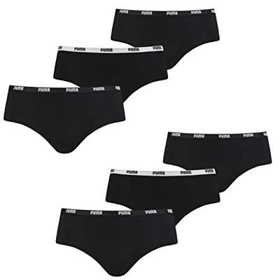 3-Pack dames Hipsters - Zwarte Katoenen dames onderbroeken - Shorts