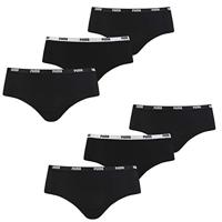 3-Pack dames Hipsters - Zwarte Katoenen dames onderbroeken - Shorts - thumbnail