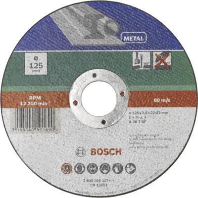Bosch Accessoires Doorslijpschijf Metaal | 125 X2,5 | Recht - 2609256317 Bosch Accessoires Doorslijpschijf Metaal | 125 X2,5 | Recht - 2609256317