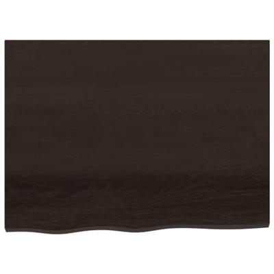 Badkamer wandschap staal en massief eikenhout