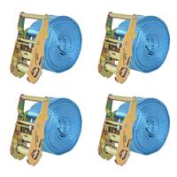 VidaXL Spanbanden 2 ton 6mx38mm blauw 4 st - thumbnail