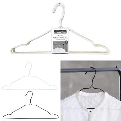 Kleerhangerset metaal 8-delig