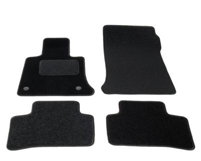 Automatten op maat - zwart stof - Mercedes GLK X 204 2008-2015