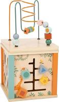 Small Foot - houten activiteitenkubus en motoriekspiraal safari - thumbnail