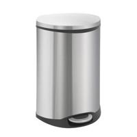 EKO pedaalemmer shell 50 l matzilverkleurig - thumbnail