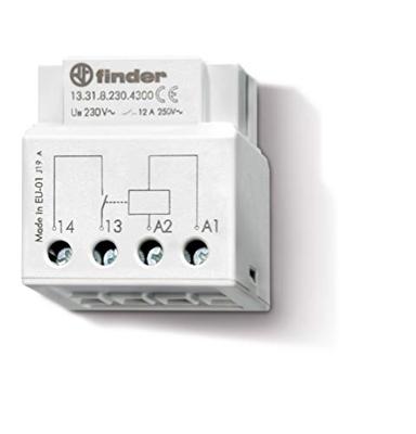 Finder 13.31.8.230.4300 Schakelrelais Inbouw 1x NO 230 V/AC 12 A 1 stuk(s)