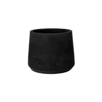 Pottery Pots Bloempot Patt Ø20x16,5cm - Black Washed - thumbnail