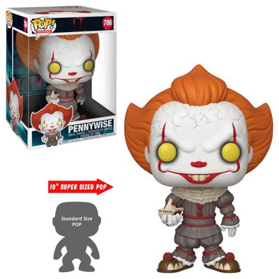 Funko Pop! Jumbo: IT 2017 - Pennywise with Boat speelfiguur