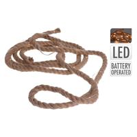 Touw guirlande LED L300cm 30lamps dia. 20mm op batterij - 5510130 - thumbnail