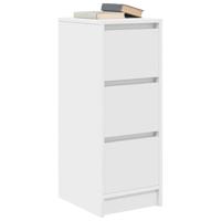 Dressoir 29,5x34x76 cm spaanplaat wit - thumbnail