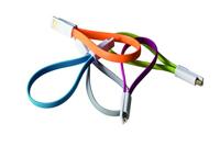 LogiLink USB-kabel USB 2.0 USB-A stekker, USB-micro-B stekker 0.22 m Pink Magneet op de kabeleinden CU0087 - thumbnail