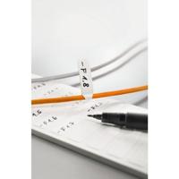 Weidmüller 1107340000 TABPACK FLAG 54/8 WS Kabeletiket 54 x 8 mm Kleur van het label: Wit Aantal etiketten: 120 - thumbnail