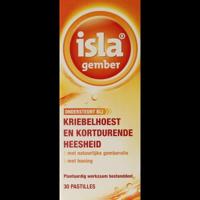 Isla Gember Keelpastilles - bij kriebelhoest en kortdurende heesheid - thumbnail