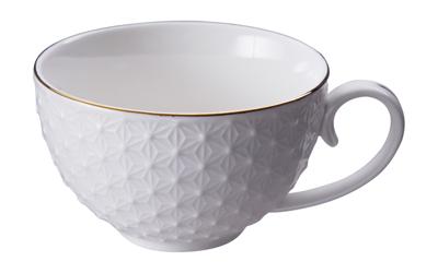 Porseleinen Kopje met Gouden Rand - Nippon White - 180ml