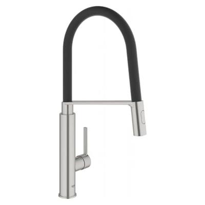 Keukenkraan GROHE Feel 1-Gats met Professionele Handdouche RVS Zwart Keukenkraan GROHE Feel 1-Gats met Professionele Handdouche RVS Zwart