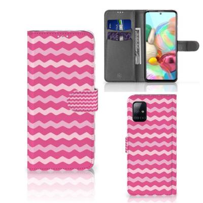 Samsung Galaxy A71 | Telefoon Hoesje | Waves Pink