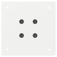 Console tafelpoten 4 st 72 cm staal wit - thumbnail