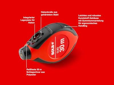 SOLA Kunststof slaglijnmolen 30mtr CLKS30 - 66114101