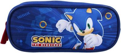 Vadobag Sonic still unstoppable etui, 2-vaks - blauw