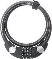 CONTEC cijfer-kabelslot "ecoloc" ct comb.cable lock ecoloc 12mm x 85cm black - thumbnail