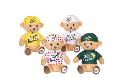 Pluche - GIPSY TOYS - Tour De France - BEER IN STIPPENTRUI 15 CM