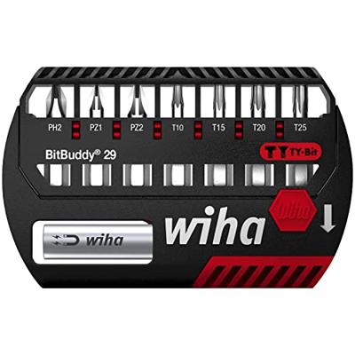 Wiha 42138 Bitset 8-delig Kruiskop Phillips, Kruiskop Pozidriv, Torx plus Wiha 42138 Bitset 8-delig Kruiskop Phillips, Kruiskop Pozidriv, Torx plus