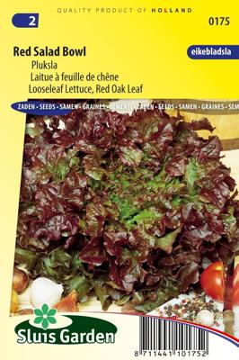 Pluksla zaden Red Salad Bowl