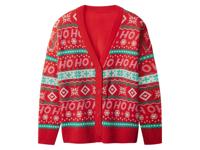 esmara Dames kerstvest (Rood, L (44-46)) - thumbnail