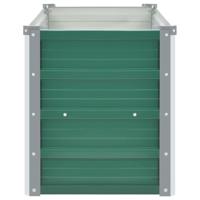 Plantenbak verhoogd 100x40x45 cm gegalvaniseerd staal groen - thumbnail