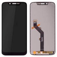 LCD-scherm en digitizer volledige montage voor Motorola Moto G7 Play (zwart) - thumbnail