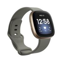 Fitbit Versa 3 & 4 / Sense 1 & 2 Sportbandje - Grijs - Maat: S/M - thumbnail