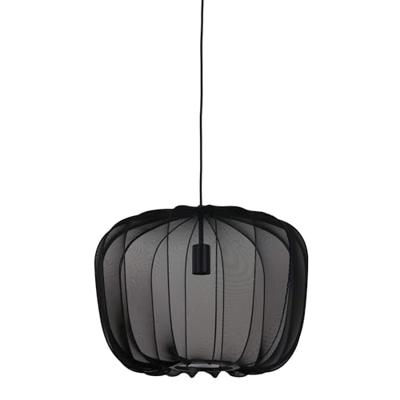 Light & Living Bohemian hanglampPlumeria zwart Ø 50cm - 2963412 - thumbnail