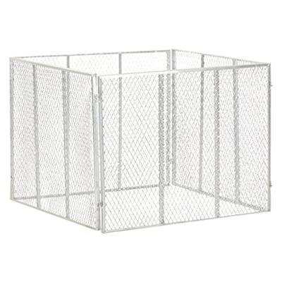 VidaXL Compostbak 100x100x77 cm gegalvaniseerd staal VidaXL Compostbak 100x100x77 cm gegalvaniseerd staal