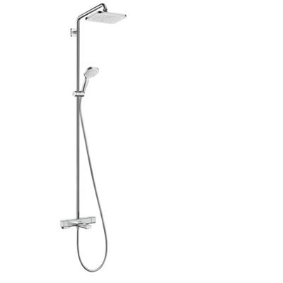 Hansgrohe Croma E showerpipe 280 1jet met badthermostaat, chroom