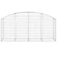 Schanskorf gewelfd 200x50x80/100 cm gegalvaniseerd ijzer - thumbnail