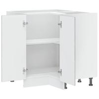 Keuken hoekonderkast Lucca bewerkt hout grijs sonoma eiken - thumbnail