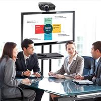 Maclean MC-661 Trolley TV Stand with Mounting Bracket and 2 Shelfs - thumbnail