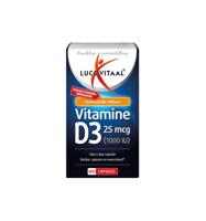 Lucovitaal Vitamine D3 25mcg Capsules - thumbnail