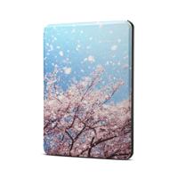Cherry Pattern Horizontal Flip PU Leather Protective Case for Amazon Kindle 2019 with Sleep & Wake-up Funtion - thumbnail