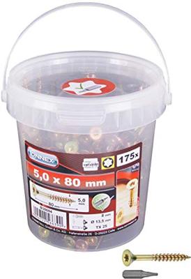 Connex Tx-Schroef 5.0X80 Vz Emmer 175St - B30084 Connex Tx-Schroef 5.0X80 Vz Emmer 175St - B30084