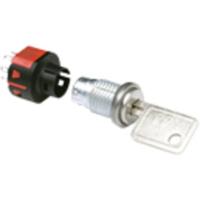 C & K Switches YF011U2C203NQ Sleutelschakelaar 125 V 4 A 1x aan/aan 2 x 90 ° 1 stuk(s) - thumbnail