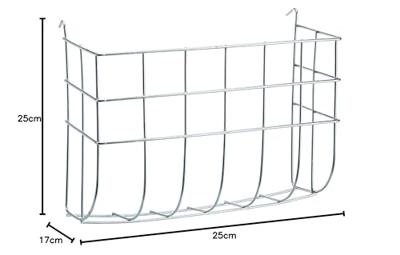 Kerbl Hooiruif van metaal 25x17cm verzinkt om op te hangen