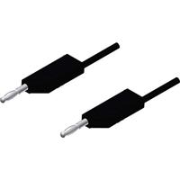 SKS Hirschmann MLN 25/2,5 SW Meetsnoer Banaanstekker 4 mm Banaanstekker 4 mm 25.00 cm Zwart 1 stuk(s) - thumbnail