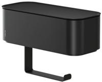 Toiletrolhouder Tiger 2-Store met Opbergbakje 25 cm Zwart - thumbnail