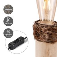 Light depot - tafellamp Furdy large - hout - Outlet - thumbnail