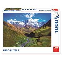 DinoToys Dino puzzel - šchara de hoogste berg in georgië - 1000 stukjes - thumbnail