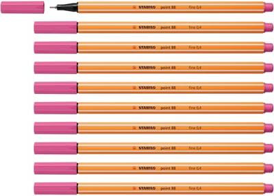 Fineliner stabilo point 88/17 f heliotrope | 10 stuks Fineliner stabilo point 88/17 f heliotrope | 10 stuks