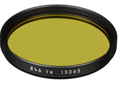 Leica 13065 Filter Yellow E 46 zwart