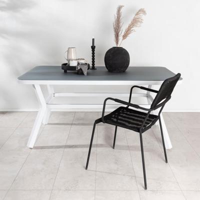 Nohr Tuintafel 'Sauel' Spraystone, 160 x 90cm, kleur Wit Nohr Tuintafel 'Sauel' Spraystone, 160 x 90cm, kleur Wit